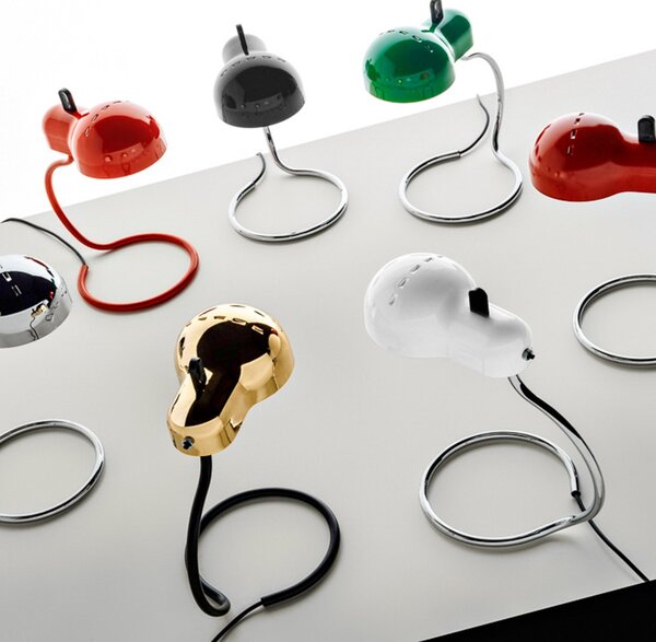 Stolní lampa Stilnovo, Minitopo, Červená, Obývací pokoj, Kov, Design