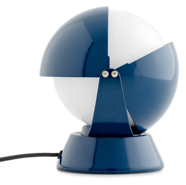 Stolní lampa Stilnovo, Buonanotte, Modrá, Obývací pokoj, Kov, Design