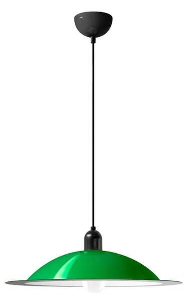 Závěsná svítidlo Stilnovo, Lampiatta, Zelená, Obývací pokoj, Kov, Design