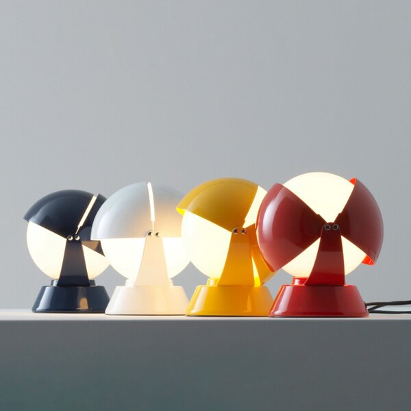 Stolní lampa Stilnovo, Buonanotte, Modrá, Obývací pokoj, Kov, Design