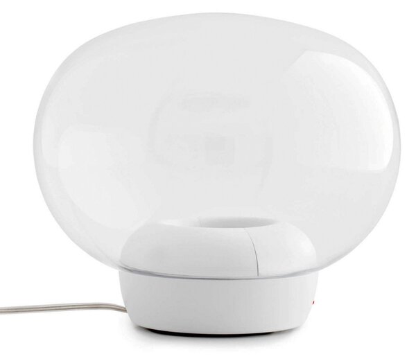Stolní lampa Stilnovo, La Mariée, stmívatelné, Transparentní, Obývací pokoj, Sklo, Design