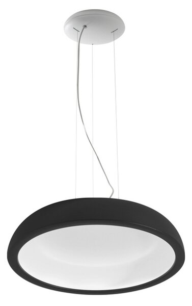 Závěsná svítidlo Stilnovo, Reflexio, stmívatelné, Černá, Obývací pokoj, Kov, Design