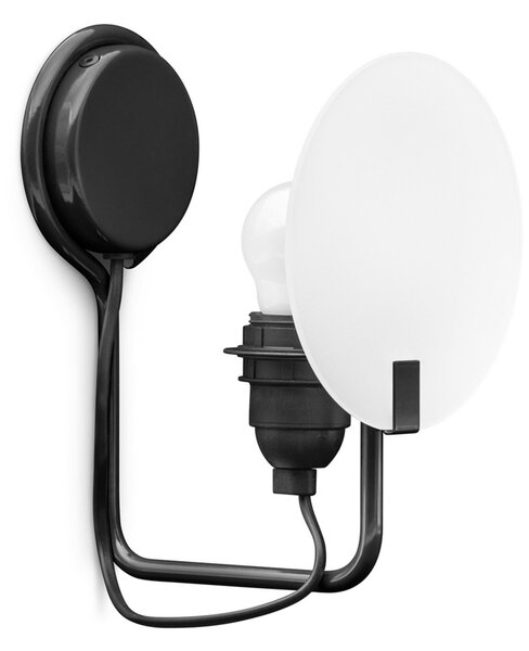 Nástěnná Svítidla Stilnovo, Bugia, stmívatelné, Černá, Obývací pokoj, Kov, Design