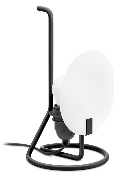 Stolní lampa Stilnovo, Bugia, Černá, Obývací pokoj, Kov, Design