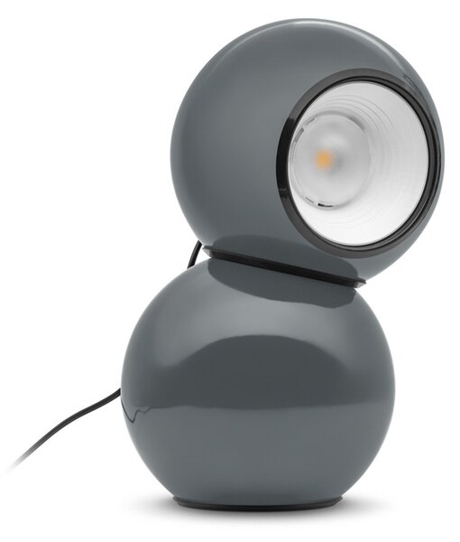 Stolní lampa Stilnovo, Gravitino, stmívatelné, Šedá, Obývací pokoj, Kov, Design