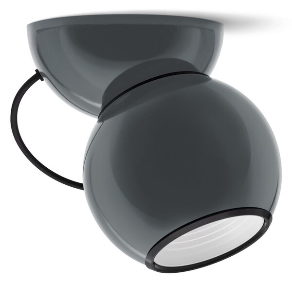 Stropní Lampa Stilnovo, Gravitino, stmívatelné, Šedá, Obývací pokoj, Kov, Design