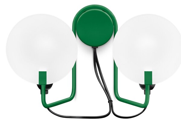 Nástěnná Svítidla Stilnovo, Bugia, stmívatelné, Zelená, Obývací pokoj, Kov, Design