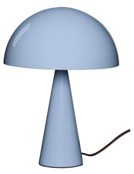 Stolní lampa Hübsch, Mush Mini, Modrá, Obývací pokoj, Kov, Moderní