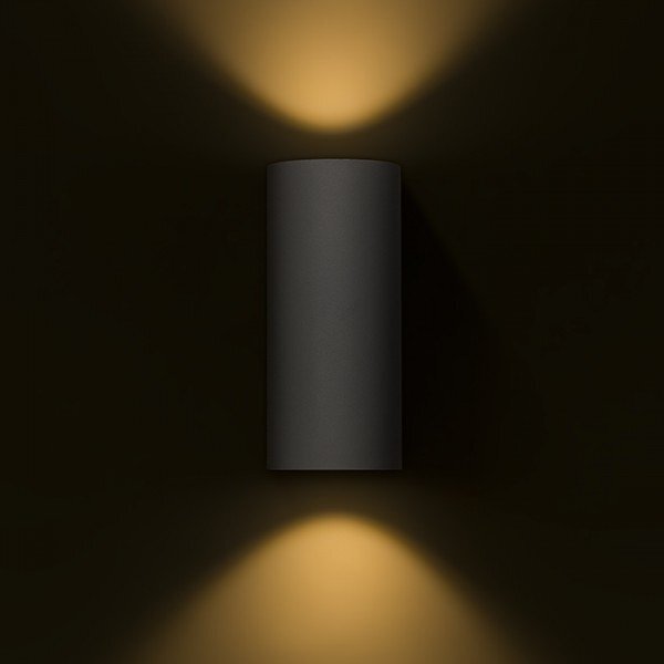 ZACK II antracitová 230V LED 2x3W IP54 3000K - RED - DESIGN RENDL