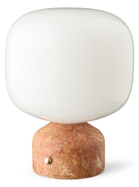 Stolní lampa GEJST, Meemo, stmívatelné, Hnědá / Rezavá, Obývací pokoj, Sklo