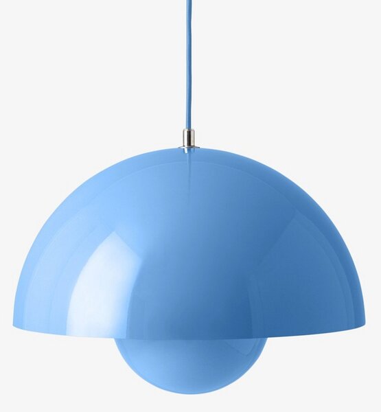 Závěsná svítidlo &Tradition, Flowerpot VP7, stmívatelné, Modrá, Obývací pokoj, Kov, Design