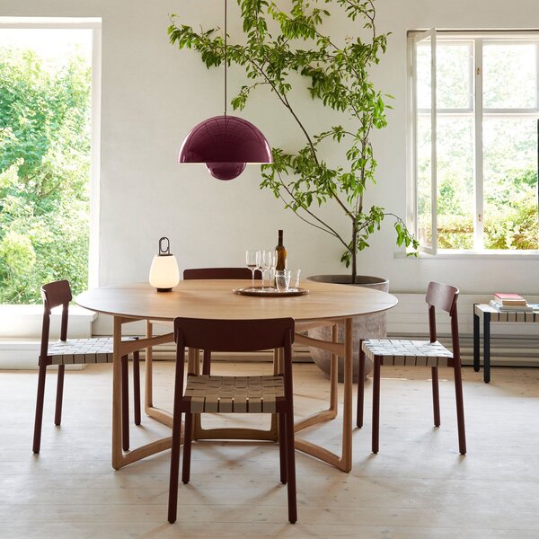 Závěsná svítidlo &Tradition, Flowerpot VP7, stmívatelné, Pudrová, Obývací pokoj, Kov, Design