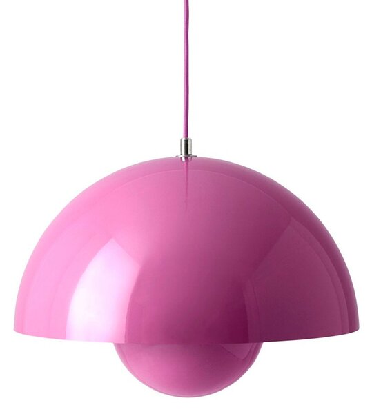 Závěsná svítidlo &Tradition, Flowerpot VP7, stmívatelné, Pudrová, Obývací pokoj, Kov, Design