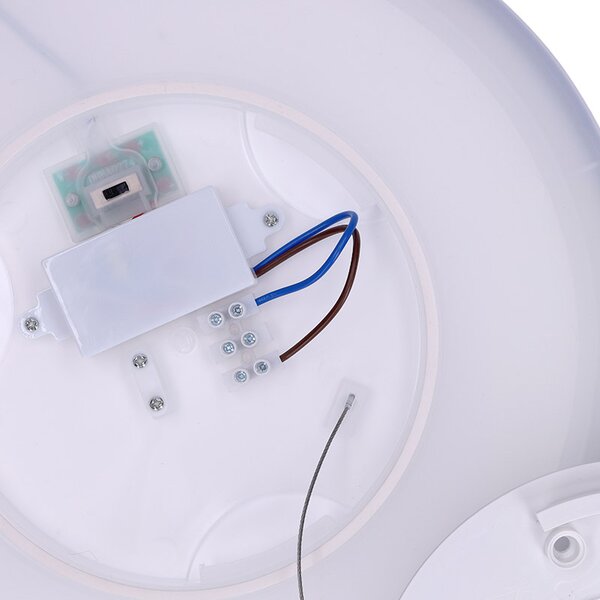 SOLIGHT LED osvětlení Acate IP54, 24W, 2160lm, 3CCT, 30cm, stříbrná