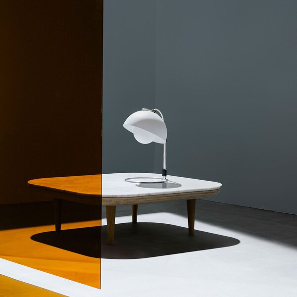 Stolní lampa &Tradition, Flowerpot VP4, Bílá, Obývací pokoj, Kov, Design