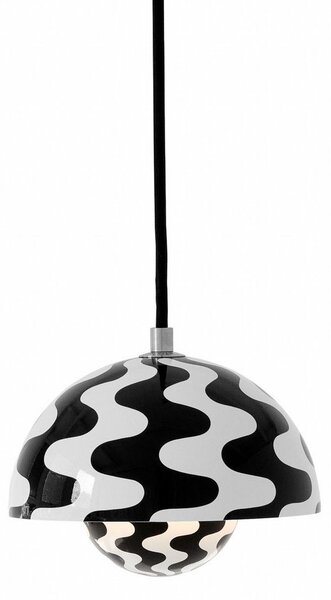 Závěsná svítidlo &Tradition, Flowerpot VP10, stmívatelné, Černá, Obývací pokoj, Kov, Design