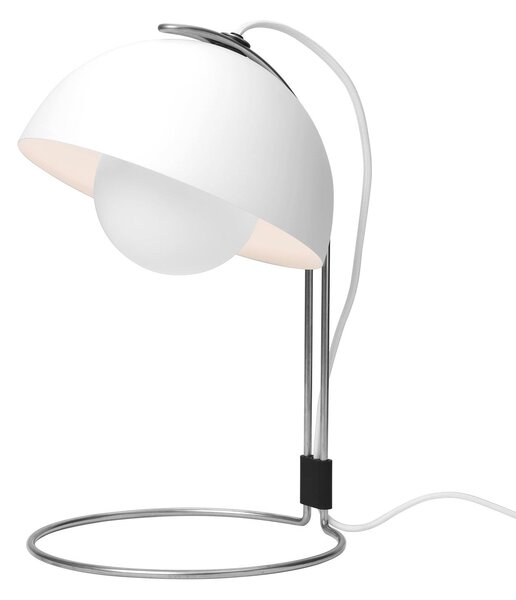 Stolní lampa &Tradition, Flowerpot VP4, Bílá, Obývací pokoj, Kov, Design
