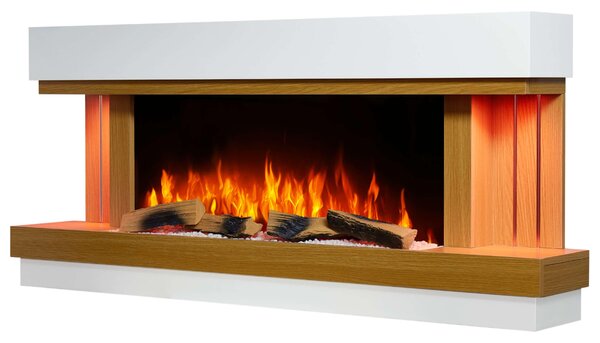 ArtiFlame Sogne AF52 – Elektrický krb s realistickým 3D plamenem, LED osvětlením, 12 barvami, topnou funkcí 1–2 kW, možnost instalace na zeď nebo jako volně stojící zařízení, dosah až 30