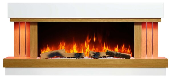 ArtiFlame Sogne AF52 – Elektrický krb s realistickým 3D plamenem, LED osvětlením, 12 barvami, topnou funkcí 1–2 kW, možnost instalace na zeď nebo jako volně stojící zařízení, dosah až 30