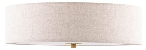 Stropní Lampa Globen Lighting, Béžová, Obývací pokoj, Tkanina / Textil