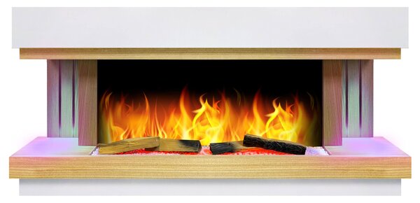 ArtiFlame Sogne AF52 – Elektrický krb s realistickým 3D plamenem, LED osvětlením, 12 barvami, topnou funkcí 1–2 kW, možnost instalace na zeď nebo jako volně stojící zařízení, dosah až 30
