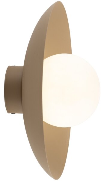 Nástěnné svítidlo SLATE 1xG9/8W/230V pr. 28 cm béžová