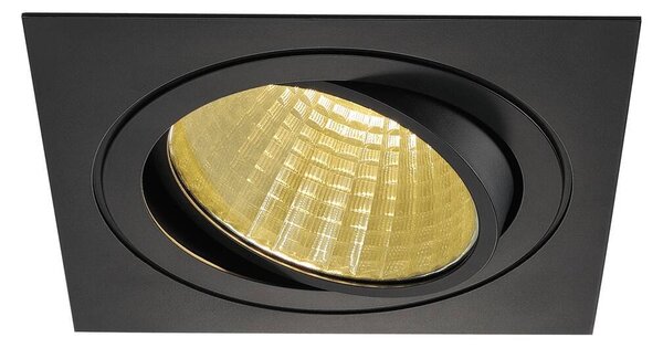 LA 114280 NEW TRIA DL čtvercová sada matná černá 230V/700mA LED 25W 30° 2700K - BIG WHITE (SLV)