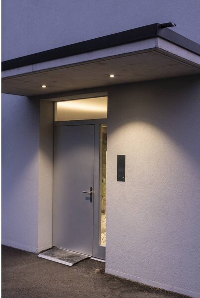 LA 114420 PATTA-I zápustná matná černá kruhová 230V/500mA LED 9W 38° IP65 3000K - BIG WHITE (SLV)