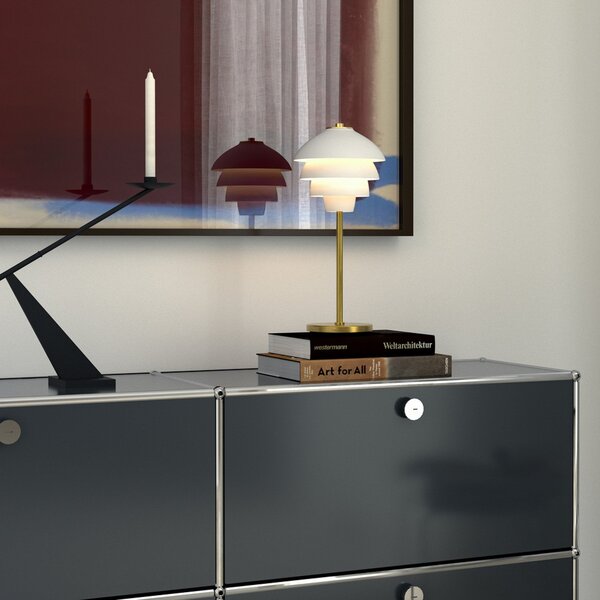 Stolní lampa Belid, Bílá, Obývací pokoj, Kov, Design