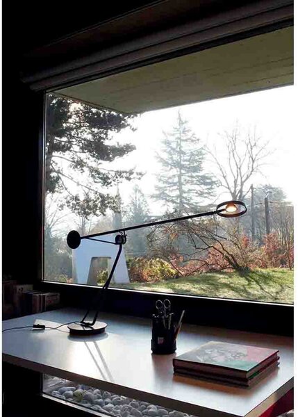 Stolní lampa DCW, Černá, Pracovna, Hliník