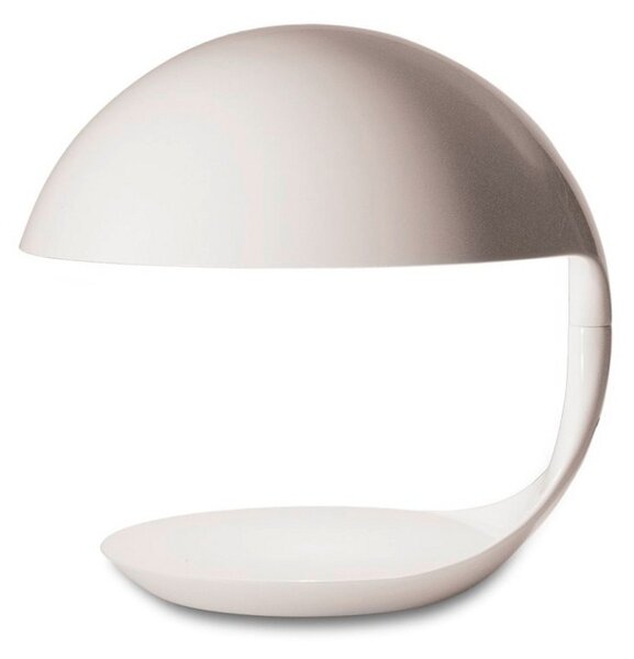 Stolní lampa Martinelli Luce, Cobra, Bílá, Obývací pokoj, Plast, Design