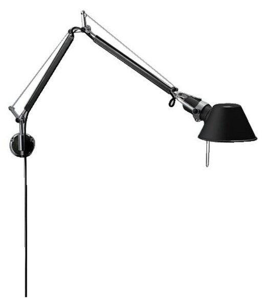 Nástěnná Svítidla Artemide, Černá, Pracovna, Hliník, Design