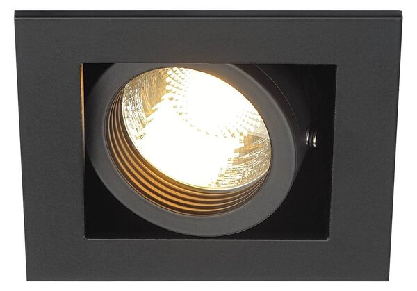 LA 115510 KADUX GU10 I matná černá 230V GU10 50W - BIG WHITE (SLV)