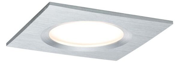 P 93895 Zápustné svítidlo LED Coin Slim IP44 hranaté 3x 6W 3x 470lm 2700K hliník 3ks stmívatelné - PAULMANN
