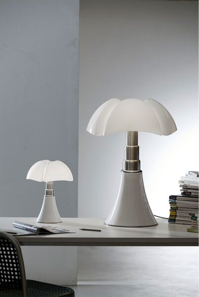 Stolní lampa Martinelli Luce, stmívatelné, Hnědá / Rezavá, Obývací pokoj, Kov