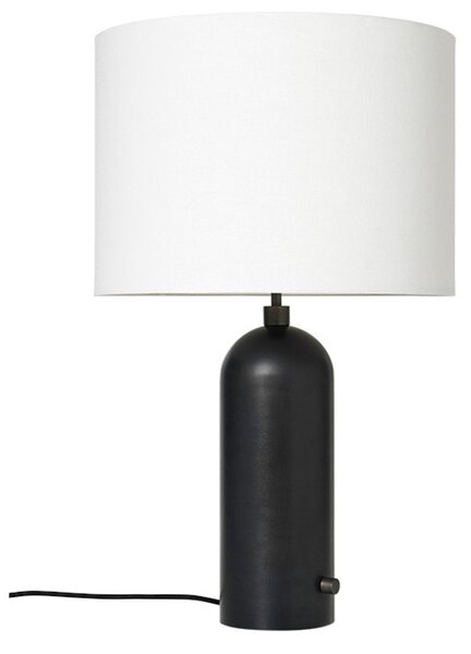Stolní lampa GUBI, stmívatelné, Černá, Obývací pokoj, Mramor
