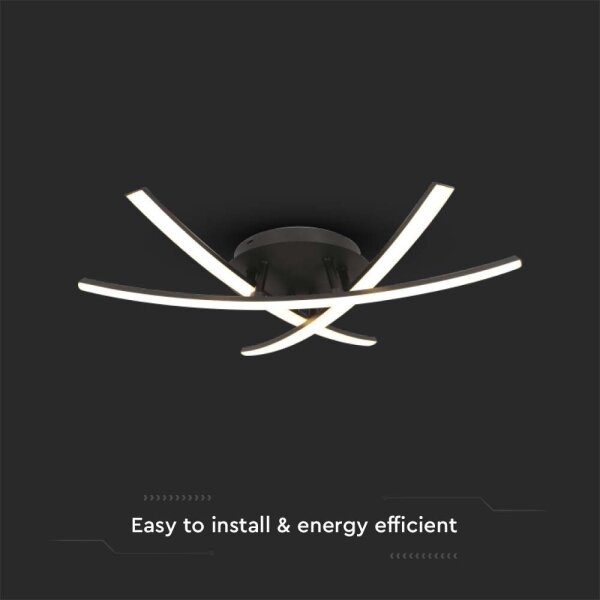 LED Stropní svítidlo LED/20W/230V 3000K černá