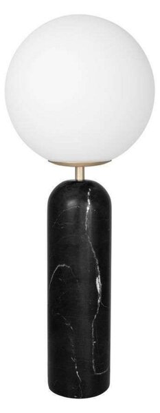 Stolní lampa Globen Lighting, Torrano, Černá, Obývací pokoj, Sklo, Design