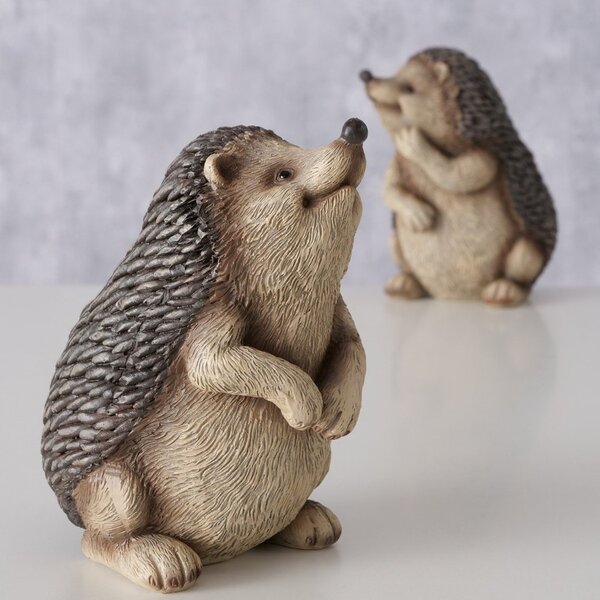 Zahradní figurka z polyresinu Maggy, sada 2ks, 12 cm, hnědá