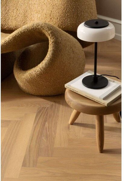 Stolní lampa Nuura Aps, Blossi, stmívatelné, Černá, Obývací pokoj, Kov, Skandinávský