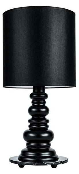 Stolní lampa DESIGN BY US, Černá, Obývací pokoj, Sklo