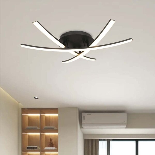 LED Stropní svítidlo LED/20W/230V 3000K černá