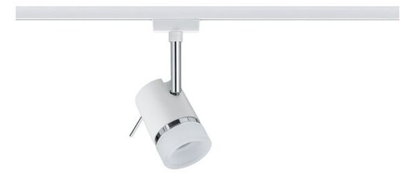 P 95363 URail spot Pipe bílá/chrom max. 10W GU10 - PAULMANN