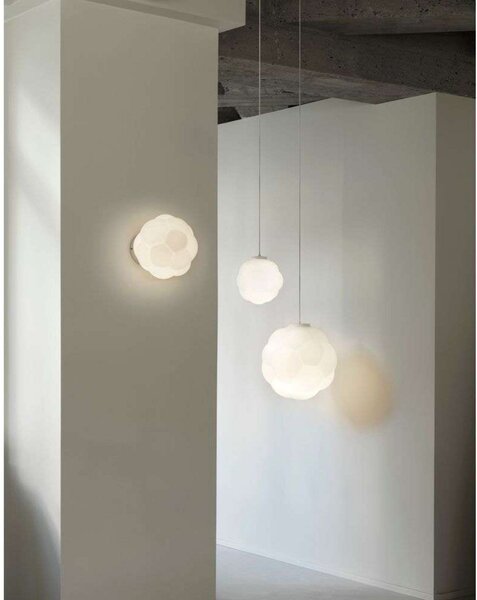 Stropní Lampa Normann Copenhagen, Bílá, Obývací pokoj, Sklo