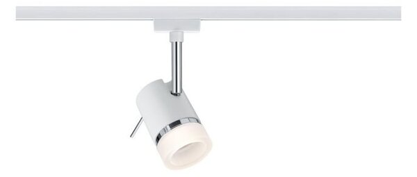 P 95363 URail spot Pipe bílá/chrom max. 10W GU10 - PAULMANN