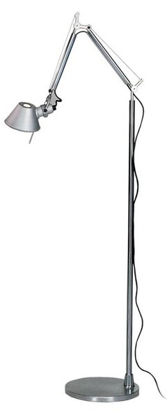 Stojací Lampa Artemide, stmívatelné, Metalická, Obývací pokoj, Hliník, Design