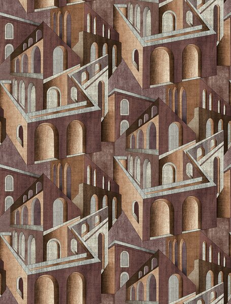 Grafická vliesová obrazová tapeta na zeď, vínová, FW4013-9, Feature Walls, Decoprint