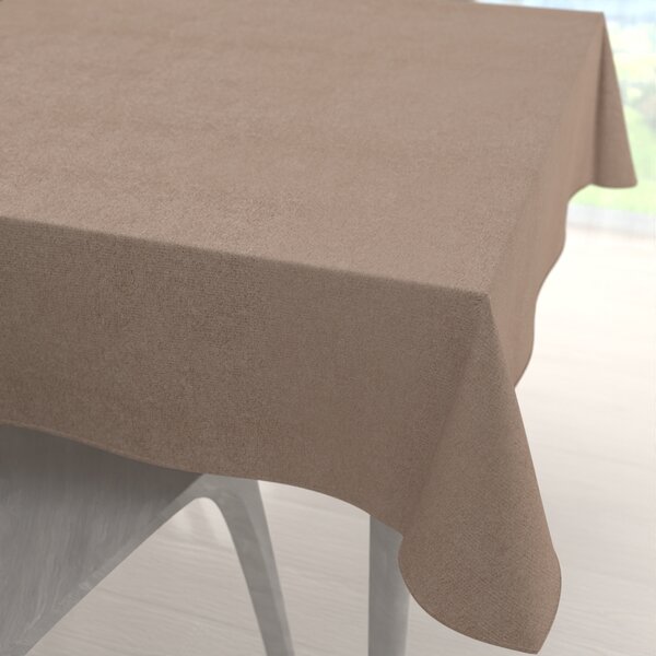 Biante Čtvercový ubrus/imitace broušené kůže Alcantara ALC-006 Béžový 40x40 cm