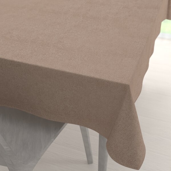 Biante Obdélníkový ubrus/imitace broušené kůže Alcantara ALC-006 Béžový 50x100 cm