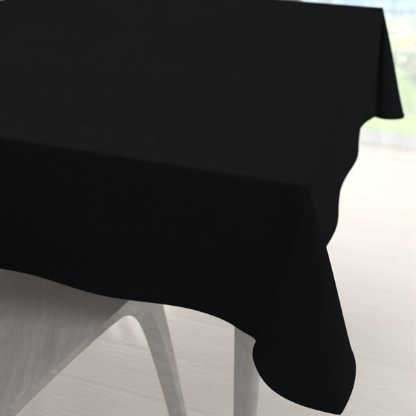 Biante Čtvercový ubrus/imitace broušené kůže Alcantara ALC-012 Černý 60x60 cm